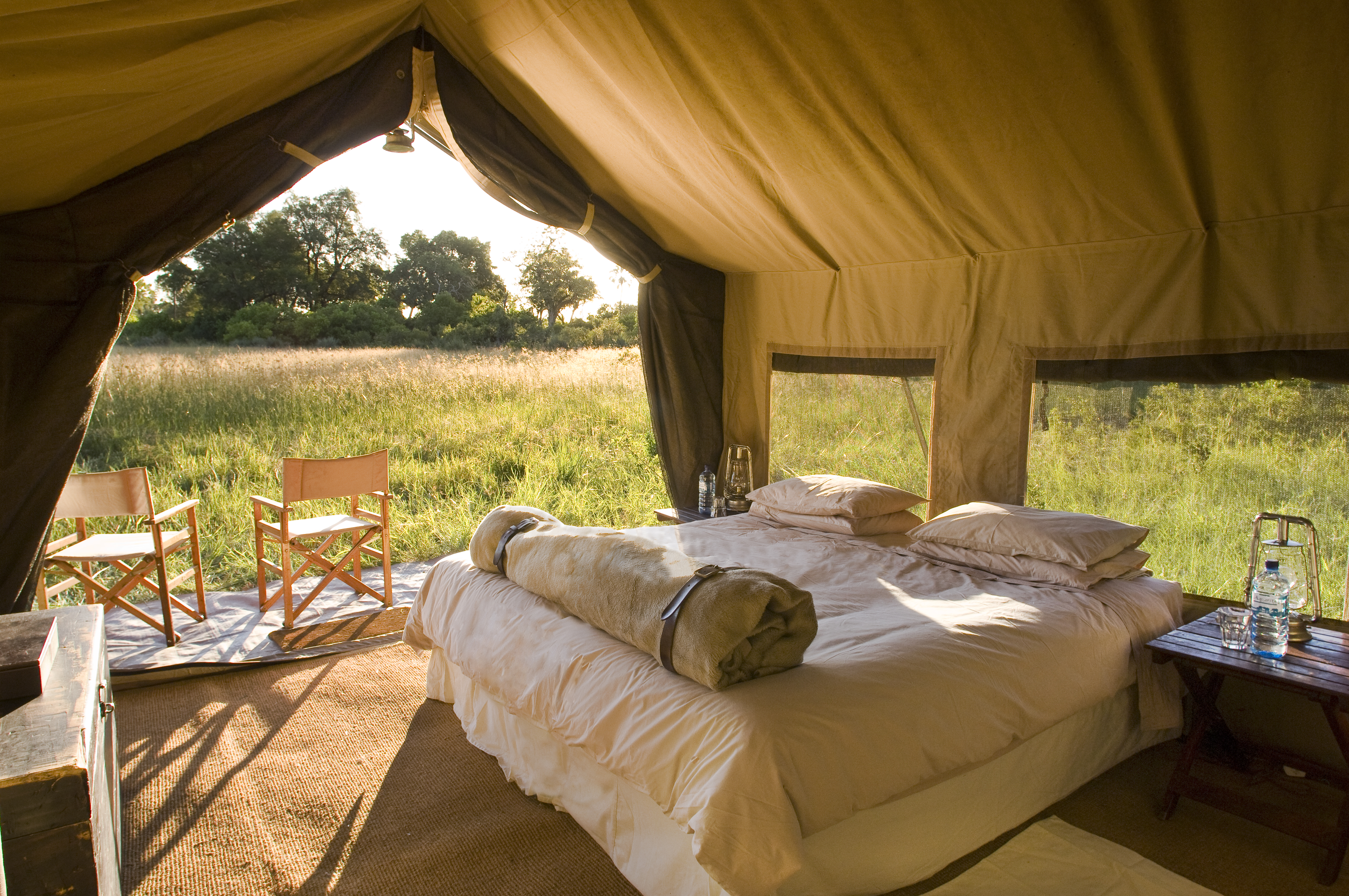 and Beyond Under Canvas Bedroom