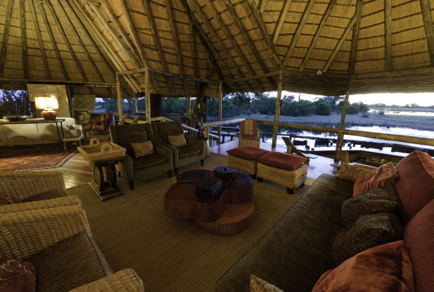 Savuti Camp Linyanti Botswana Lounge