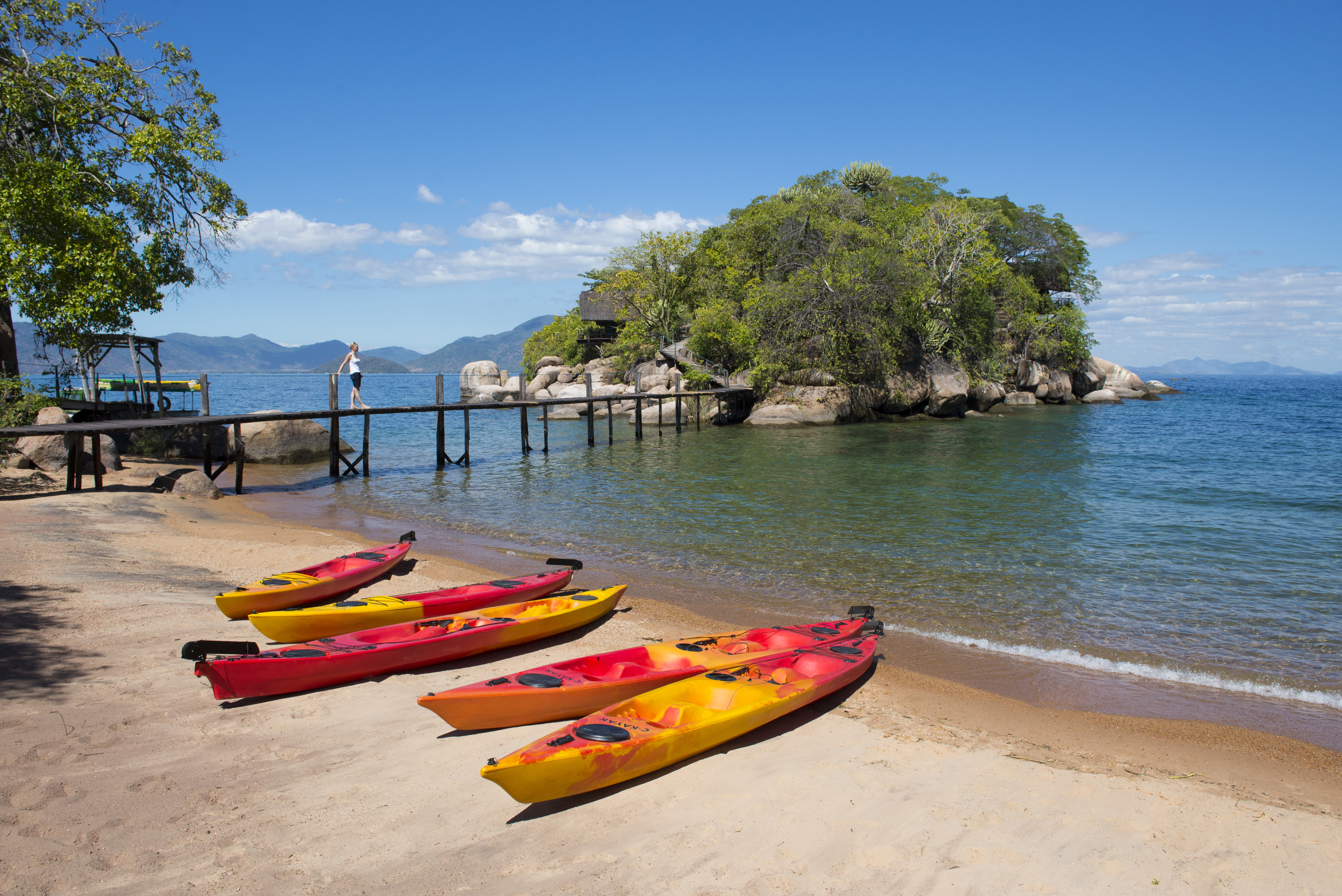 Mumbo Island Lodge Malawi Kayak