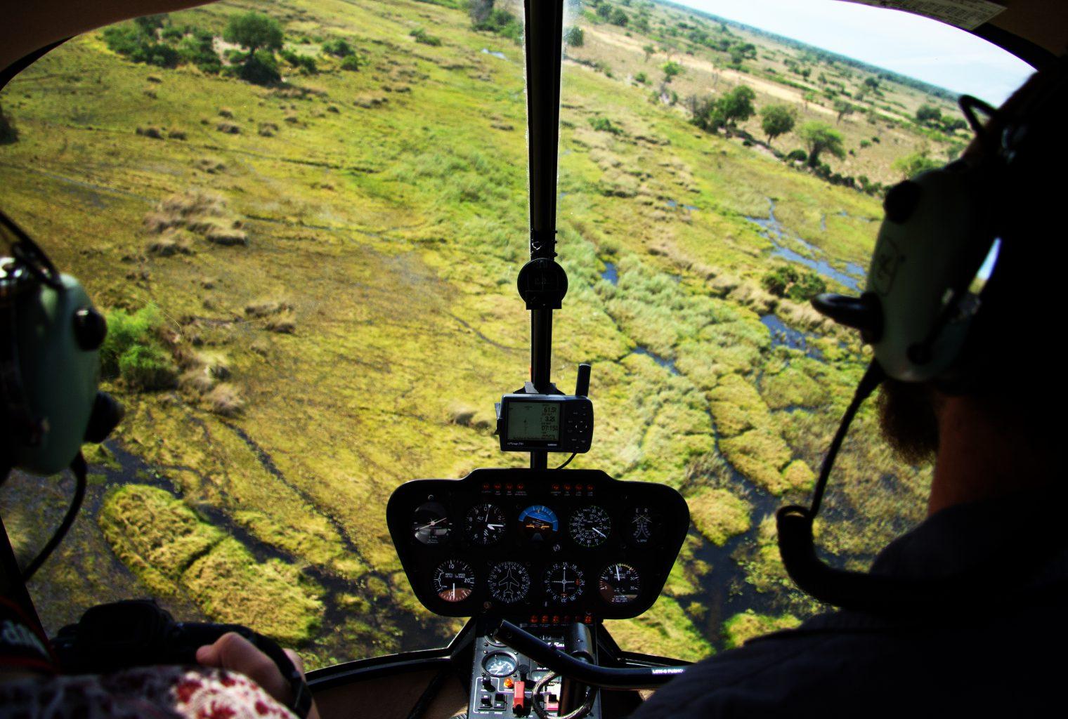botswana helicopter tour