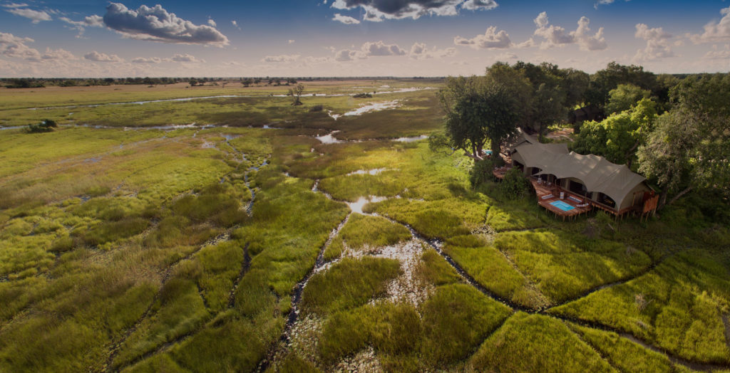 Duba Plains Botswana Okavango Aerial