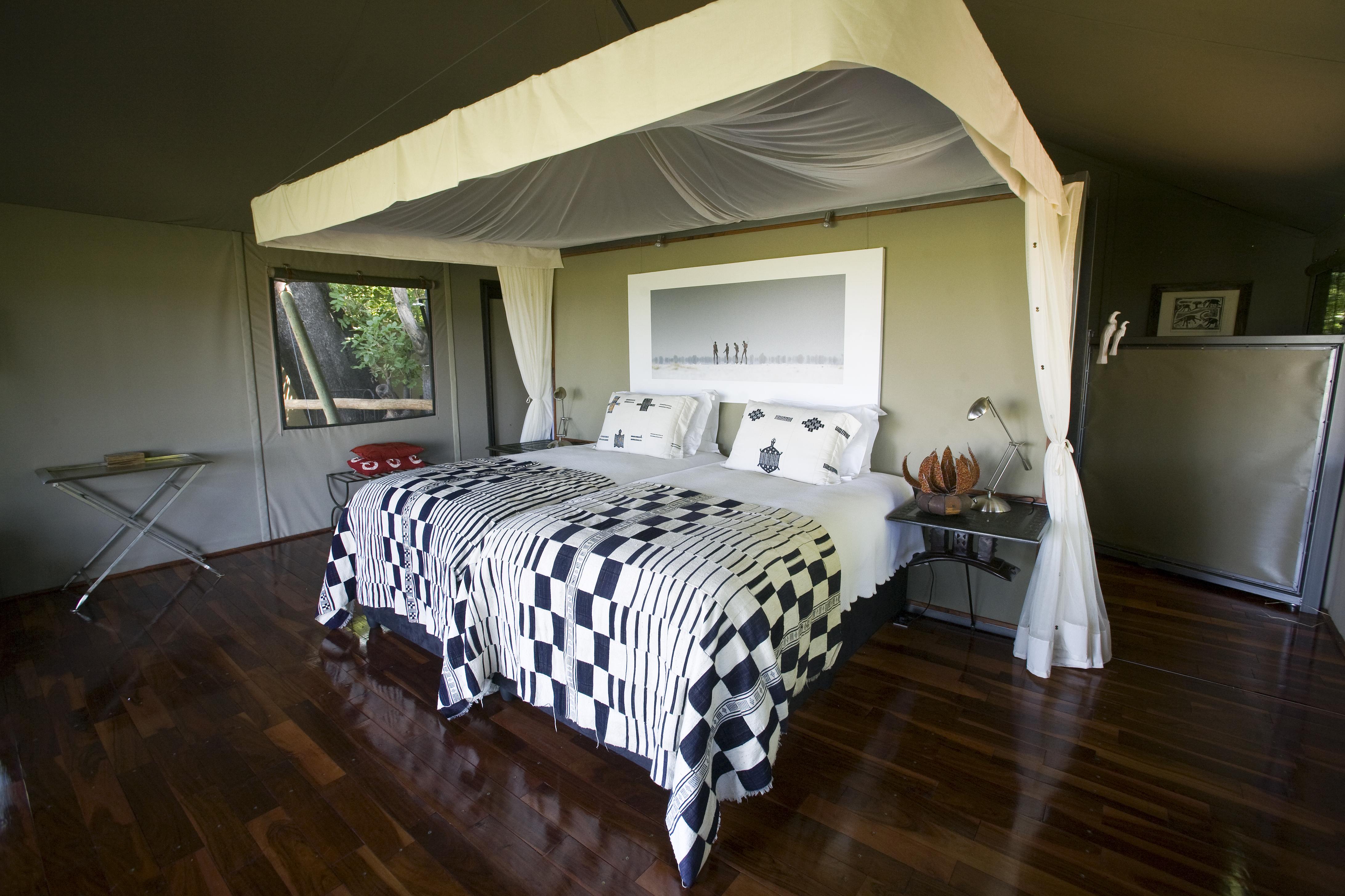 Botswana, Chitabe Camp, Bedroom
