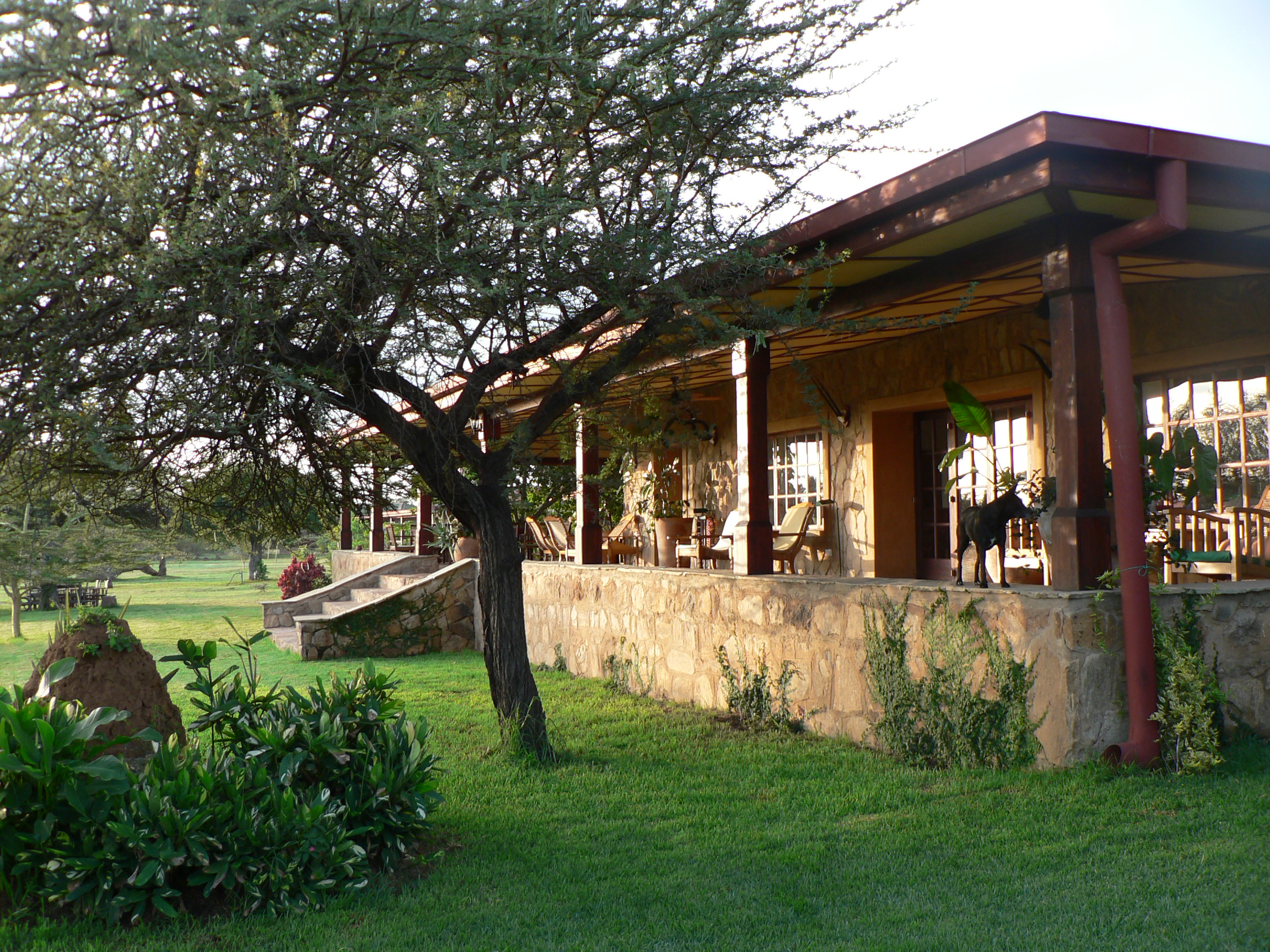 Sosian Game Lodge Kenya Veranda