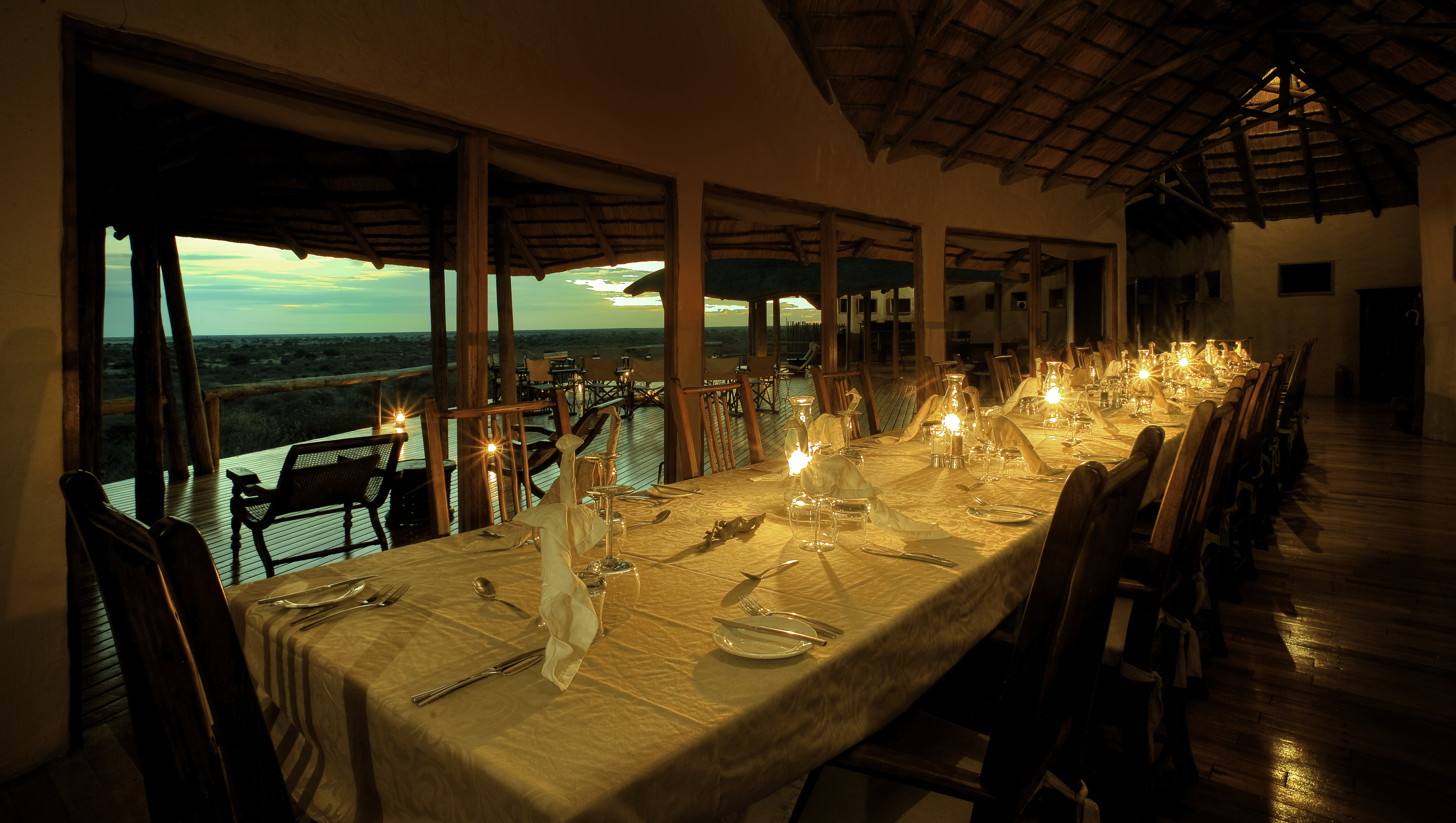 Tau Pan Botswana Dinner