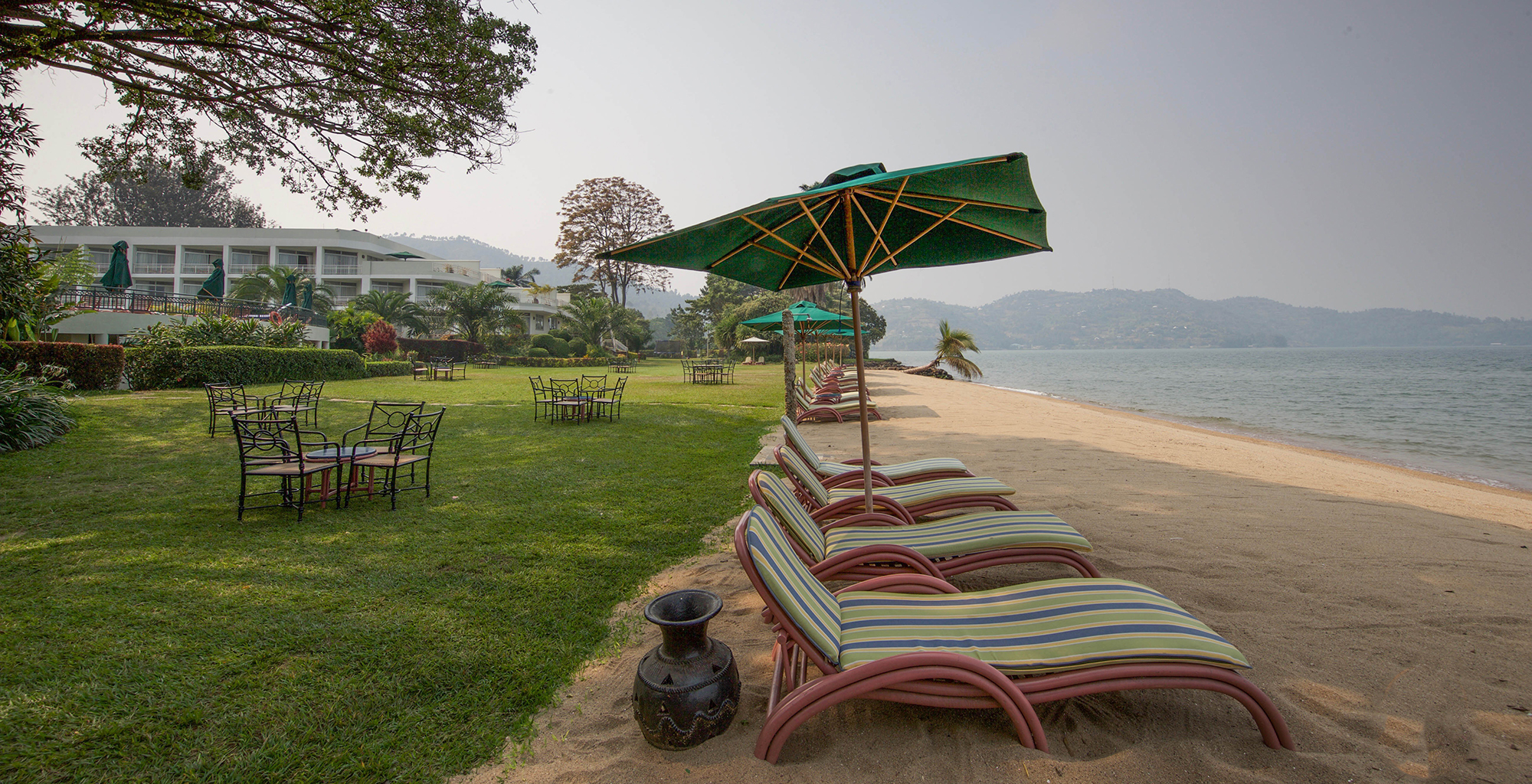 Rwanda-Lake-Kivu-Serena-Beach-Loungers