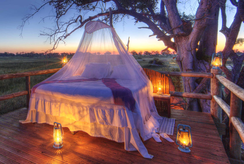Botswana-Okavango-Delta-Kanana-Camp-Star-Bed