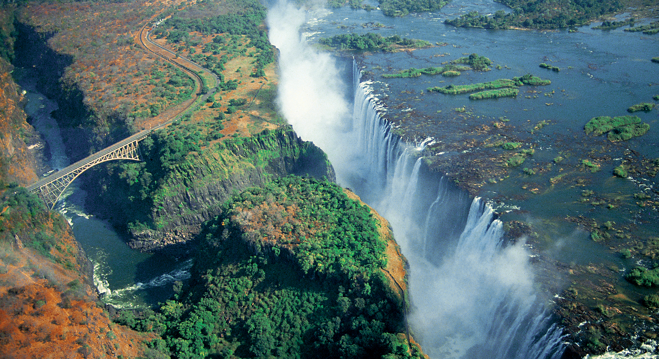 Victoria Falls Aerial