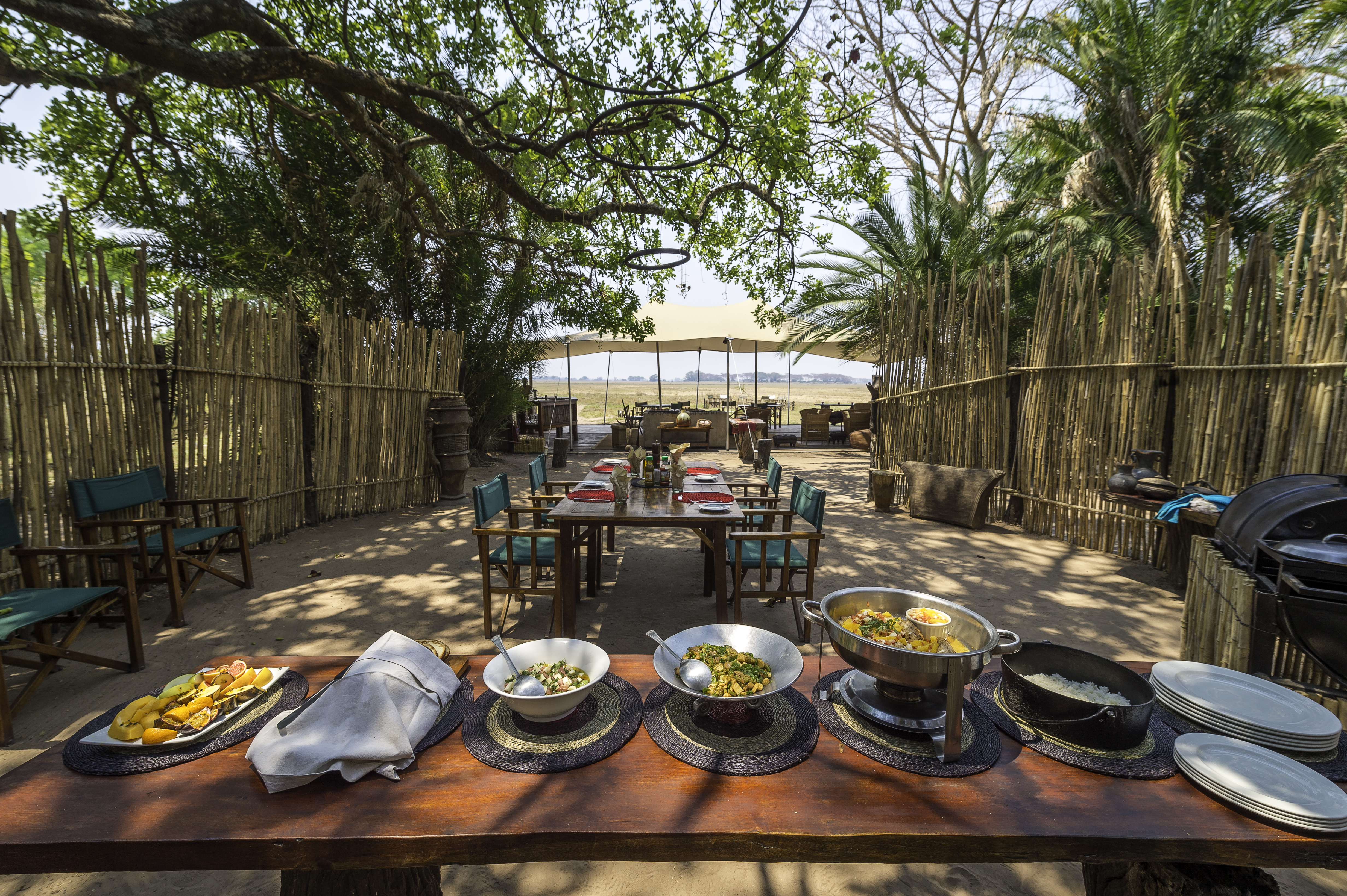 Busange Bush Camp Zambia Garden