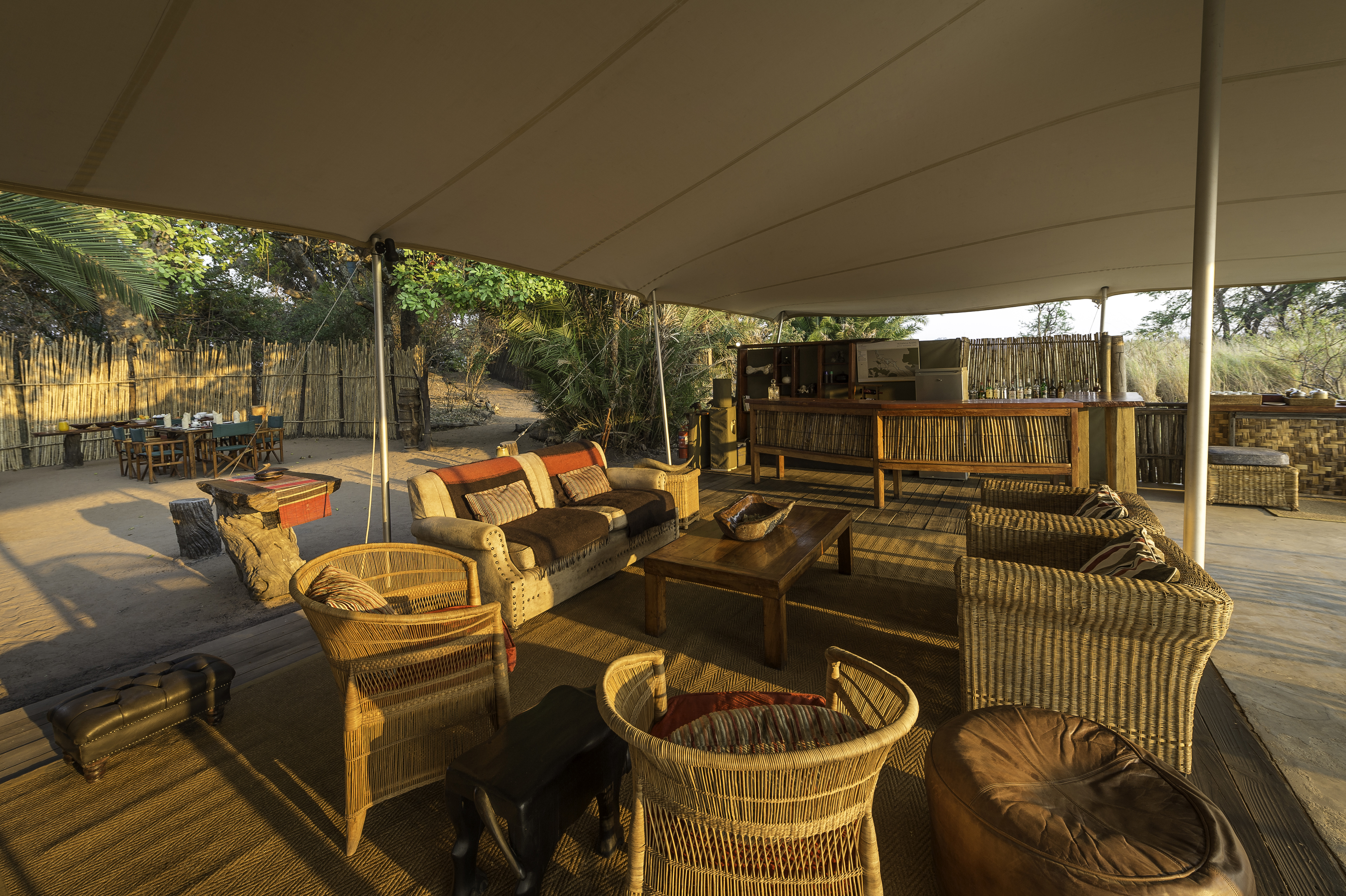 Busange Bush Camp Zambia Lounge