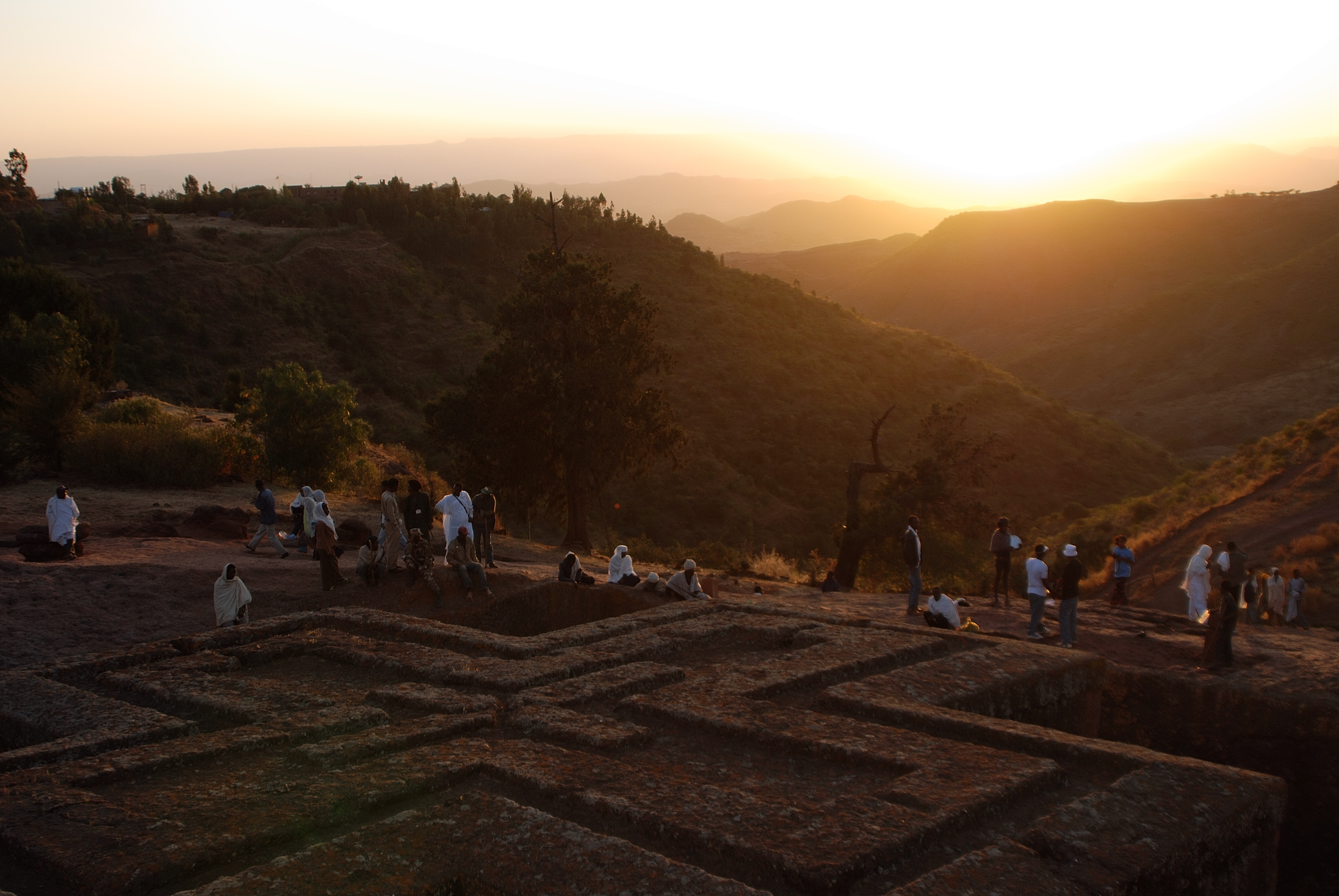 Community Walk Lalibela Ethiopia