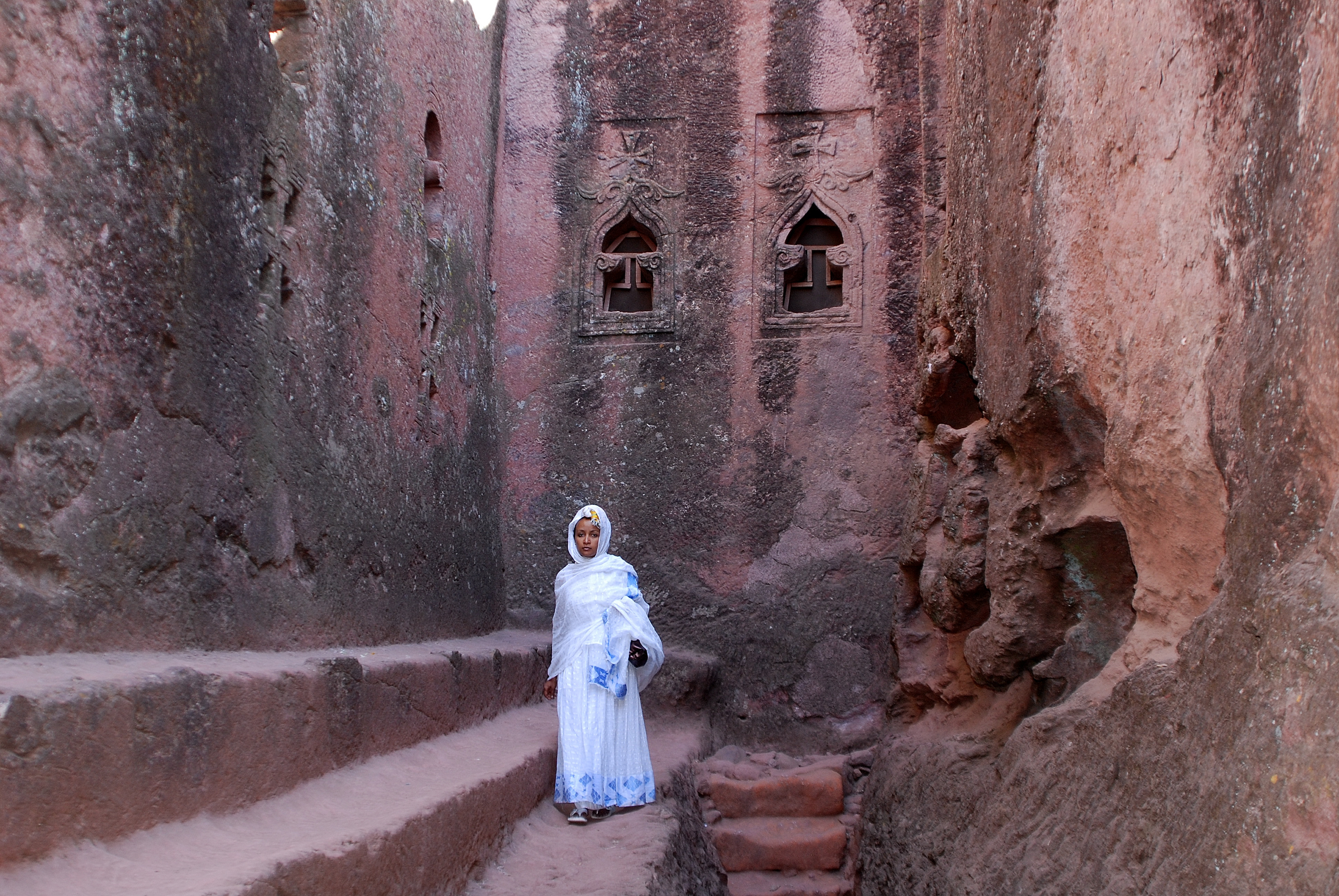 Community Walk Lalibela Ethiopia