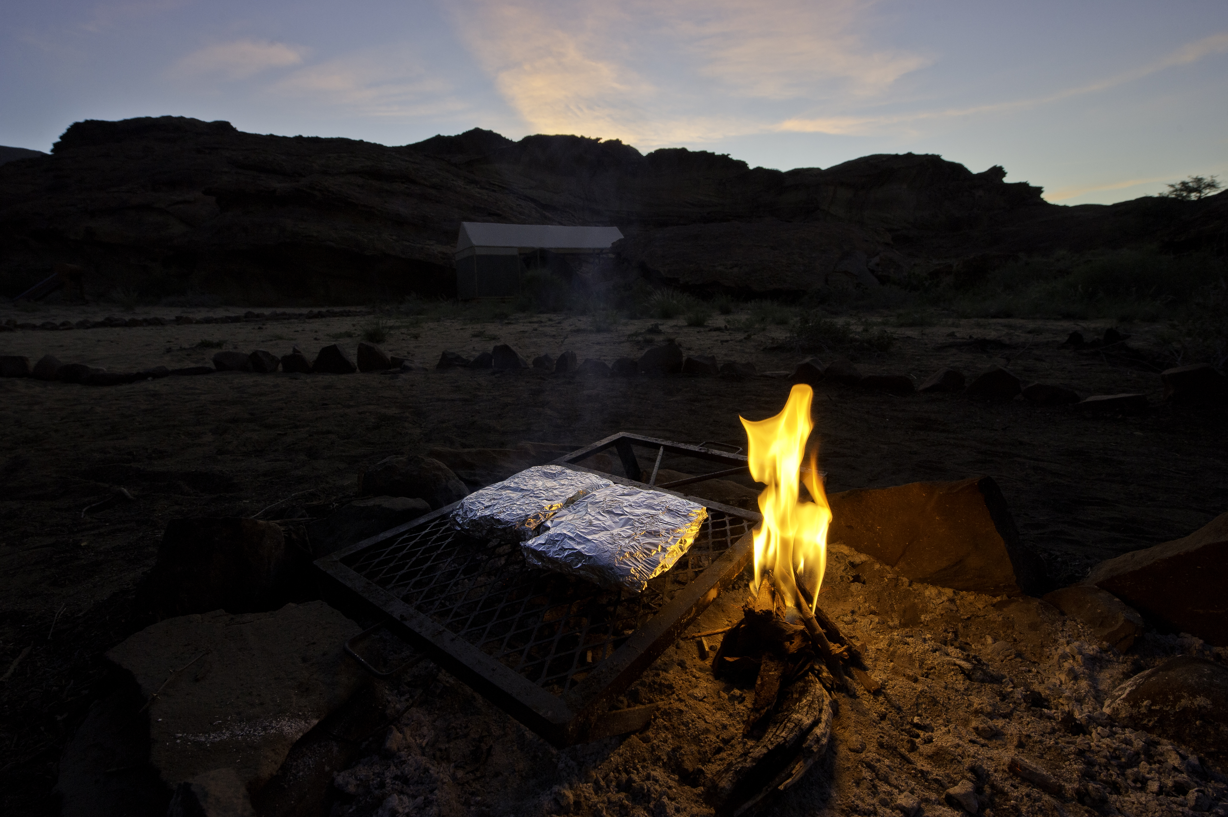 Damaraland Adventurer Camp Namibia Fire