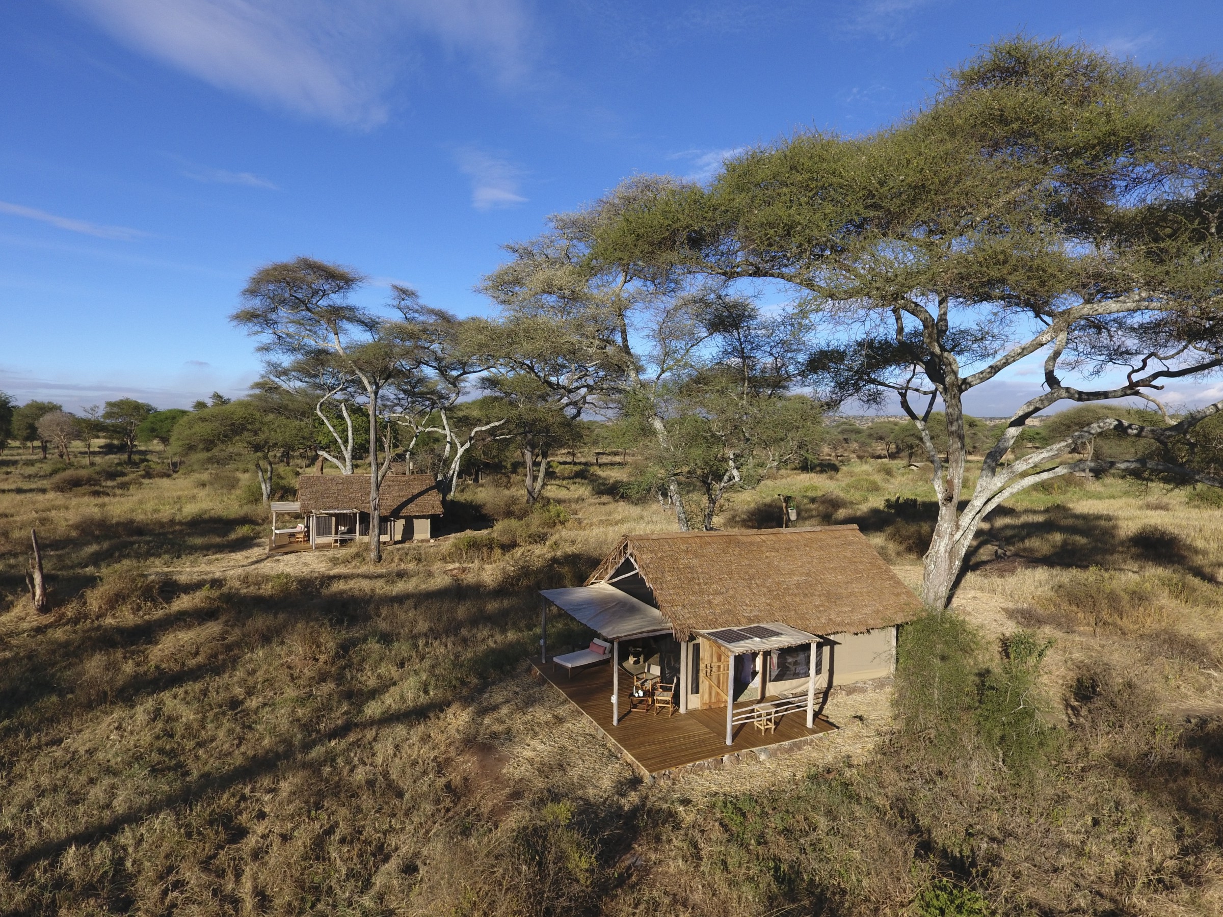 Kuro Tarangire Aerial Tanzania