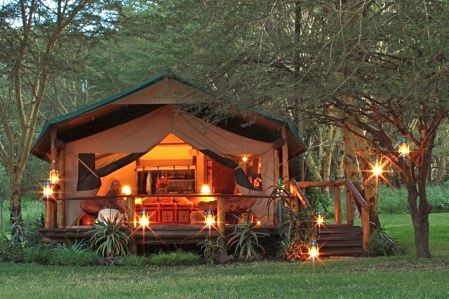 Luxury Tent front view
