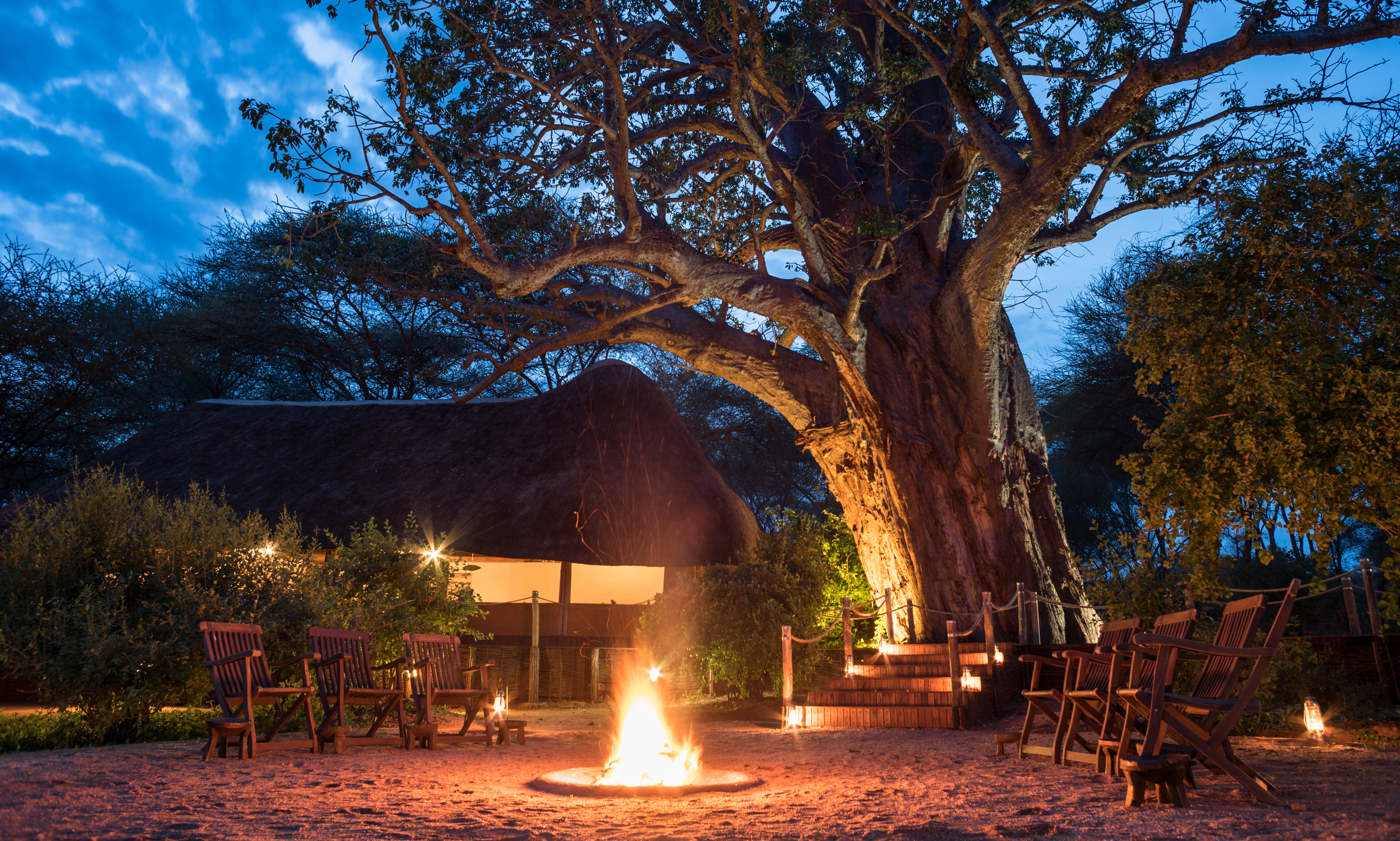 Swala Camp Tanzania Fire