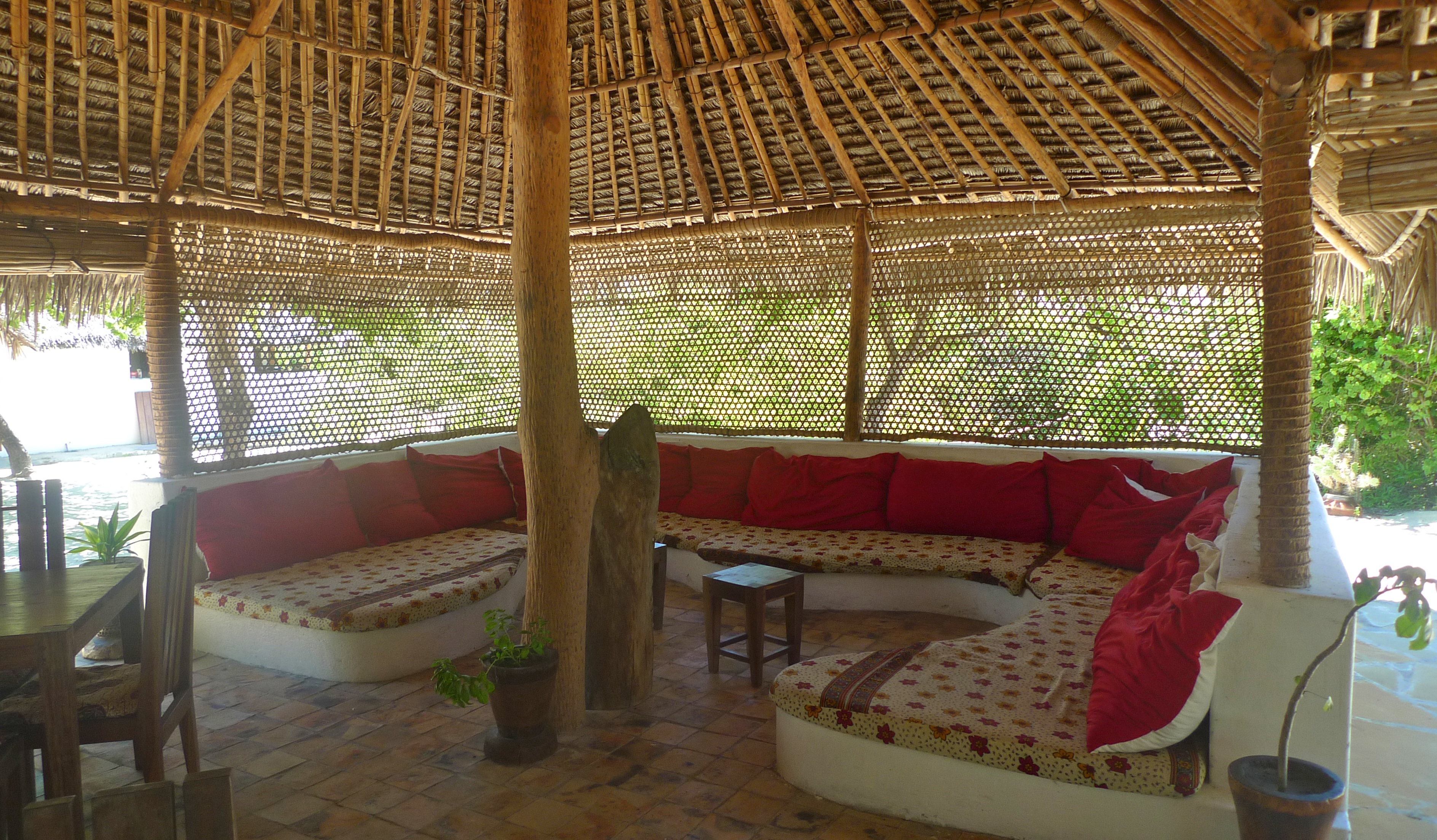 Guludo Mozambique Seating area