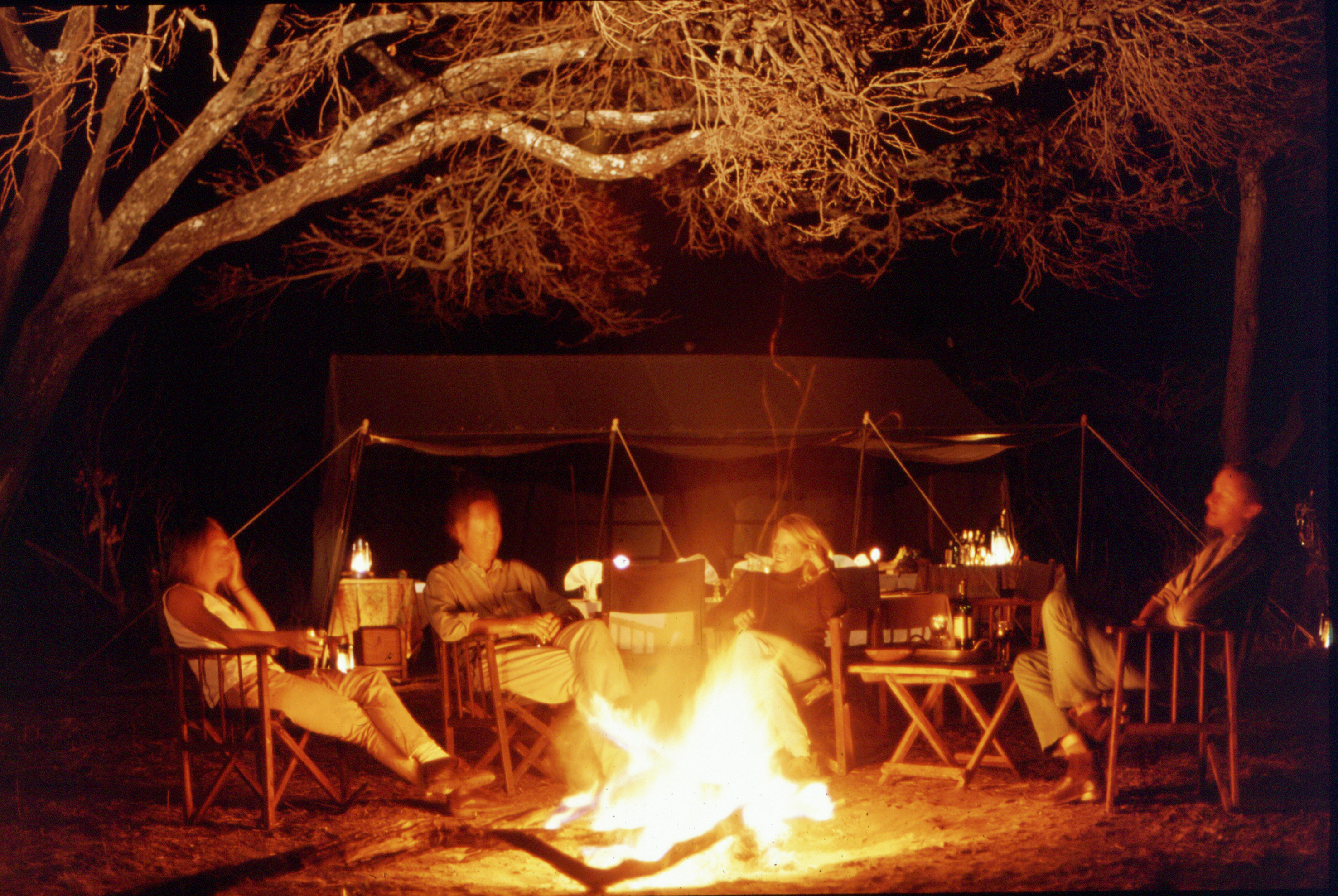 Private Mobile Camping Tanzania Fire