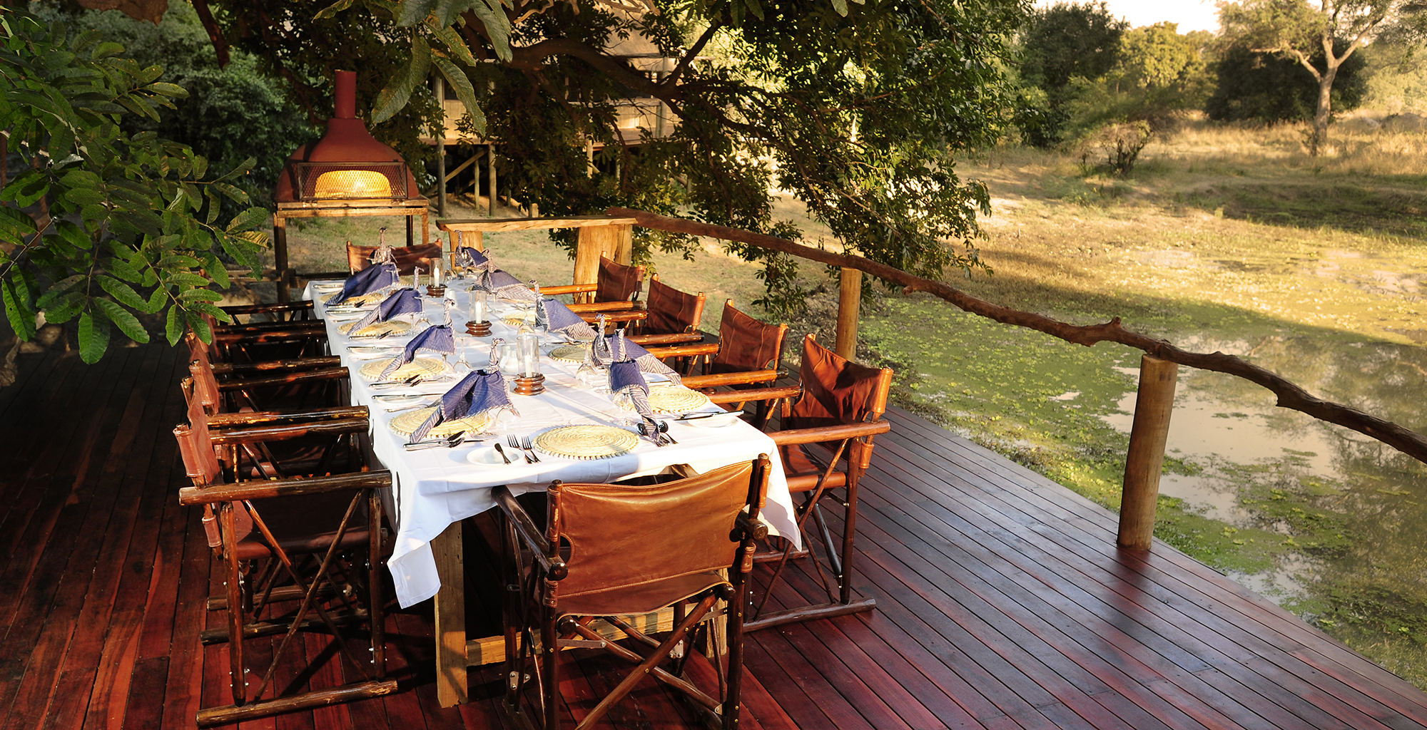 Zambia-Bilimungwe-Bushcamp-Dining