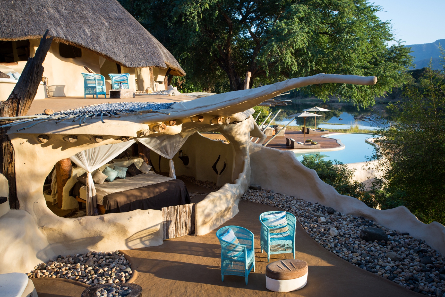 Chongwe River House Zambia Exterior Bedroom