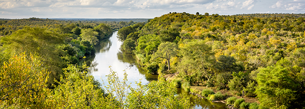 Singita Lebombo Lodge aerial shot