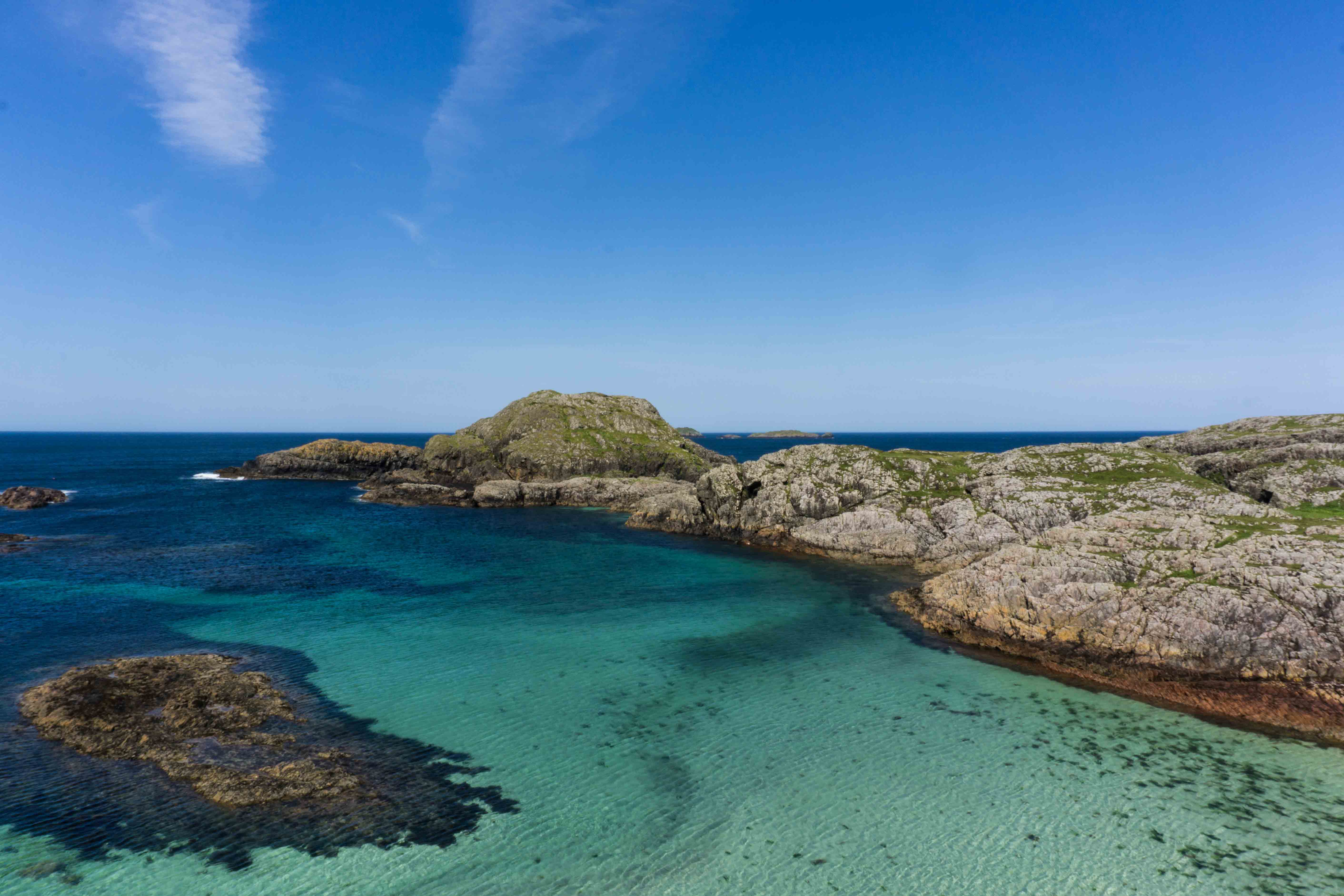 Clear waters of Iona