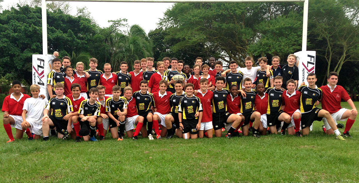 Dorothy Stringer Rugby Tour team photo