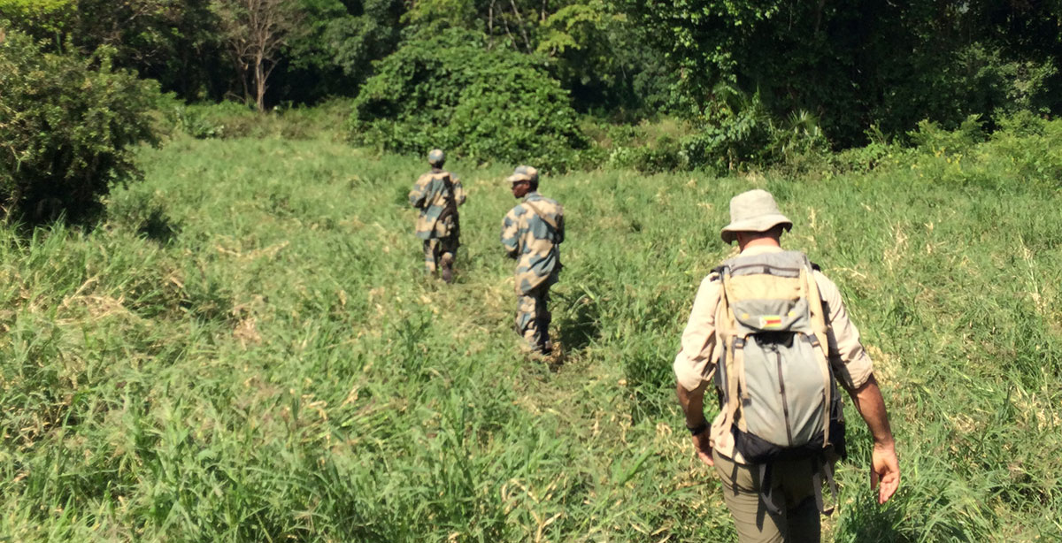 Graeme Lemon guiding in Chebera Churchura National Park