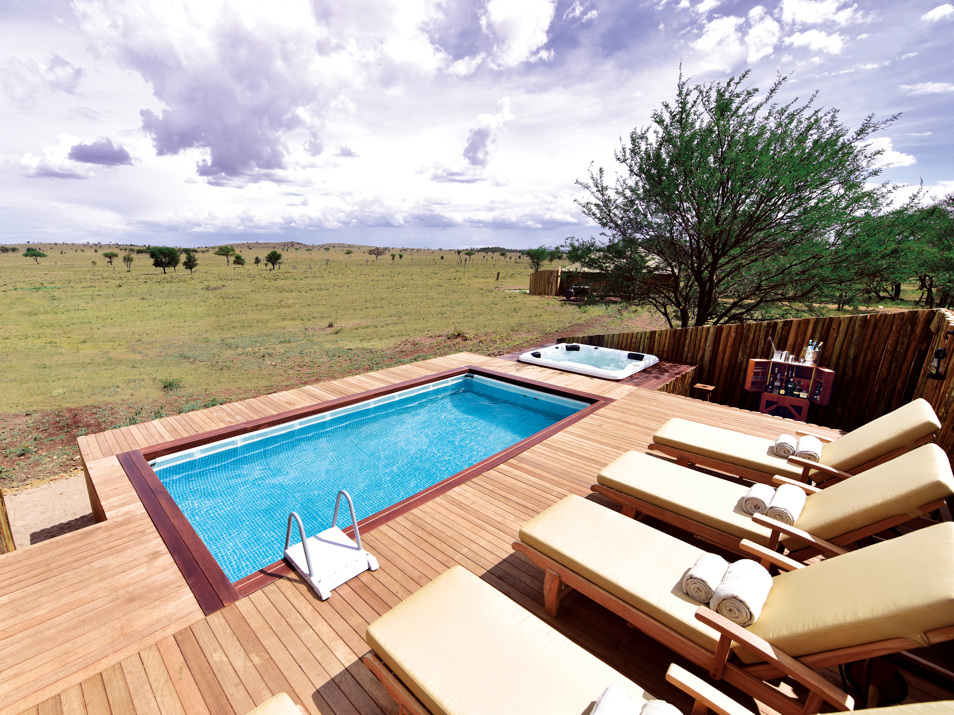 Nyaruswiga Safari Camp Tanzania Pool with Jacuzzi