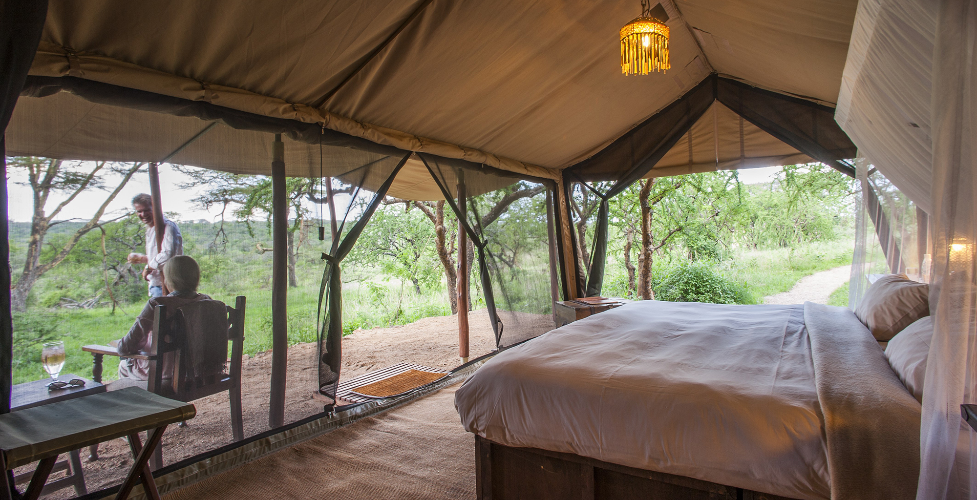 Tanzania-Mwiba-Tented-Camp-Bedroom