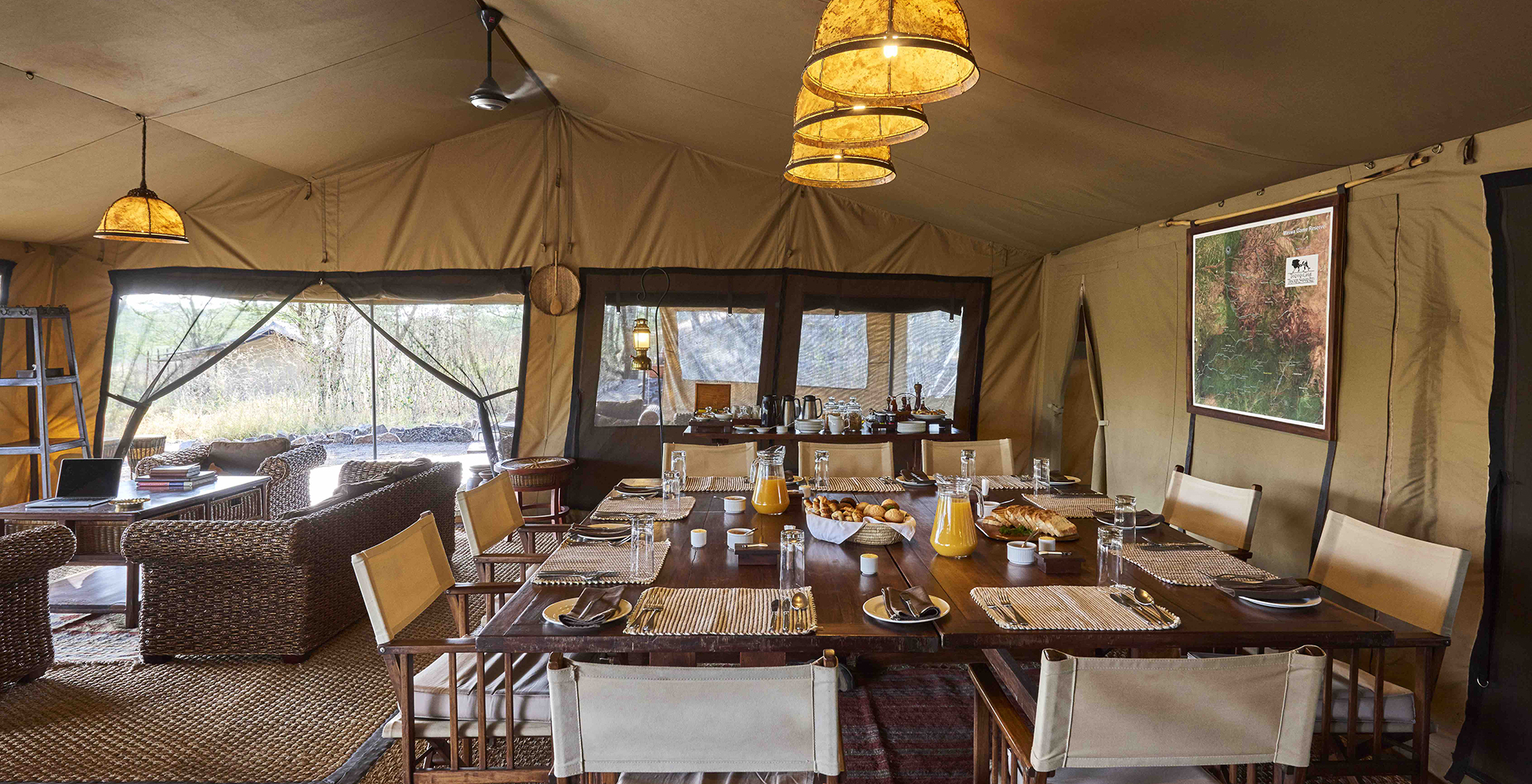 Tanzania-Mbonno-Tented-Dining