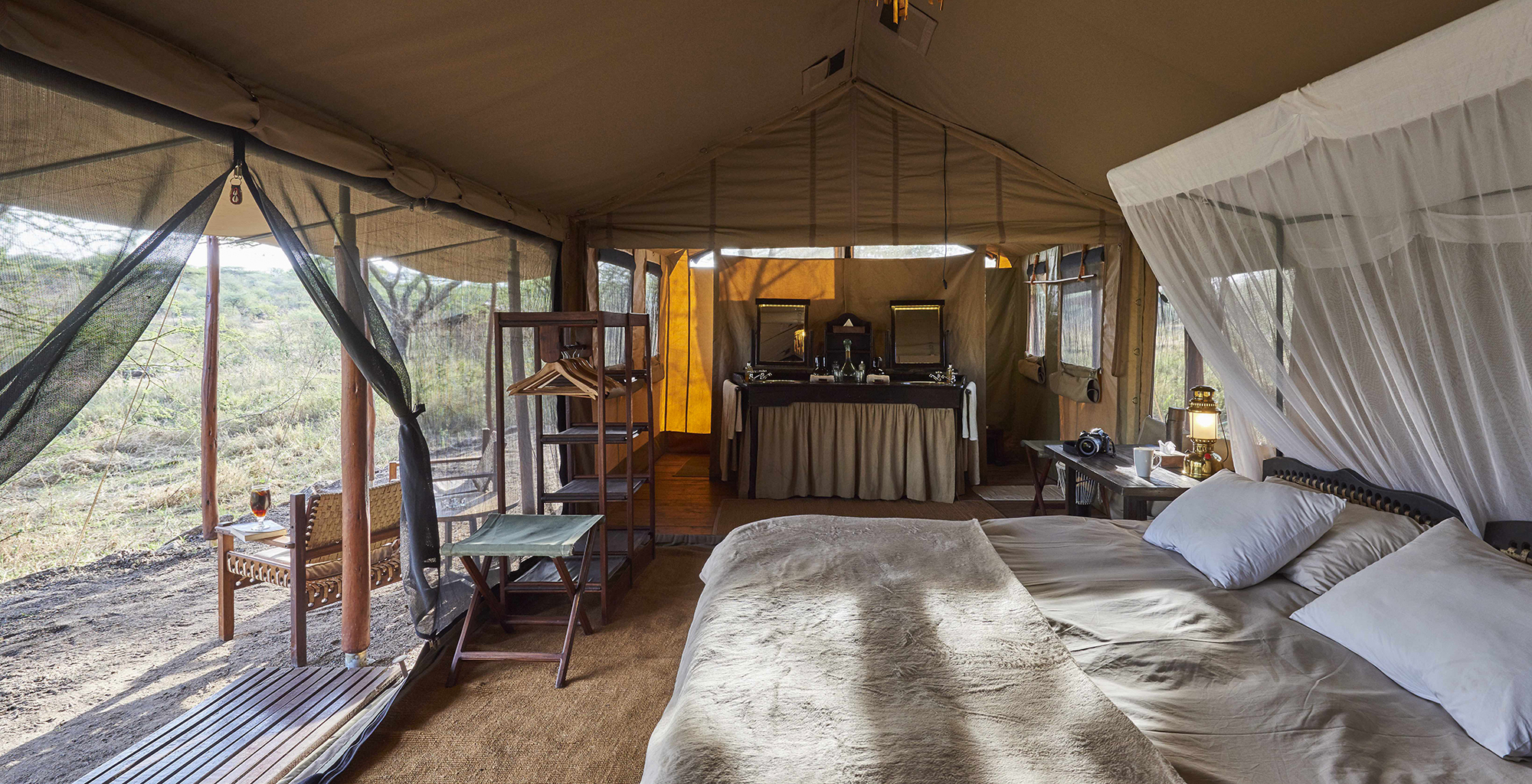 Tanzania-Mbonno-Tented-Bedroom