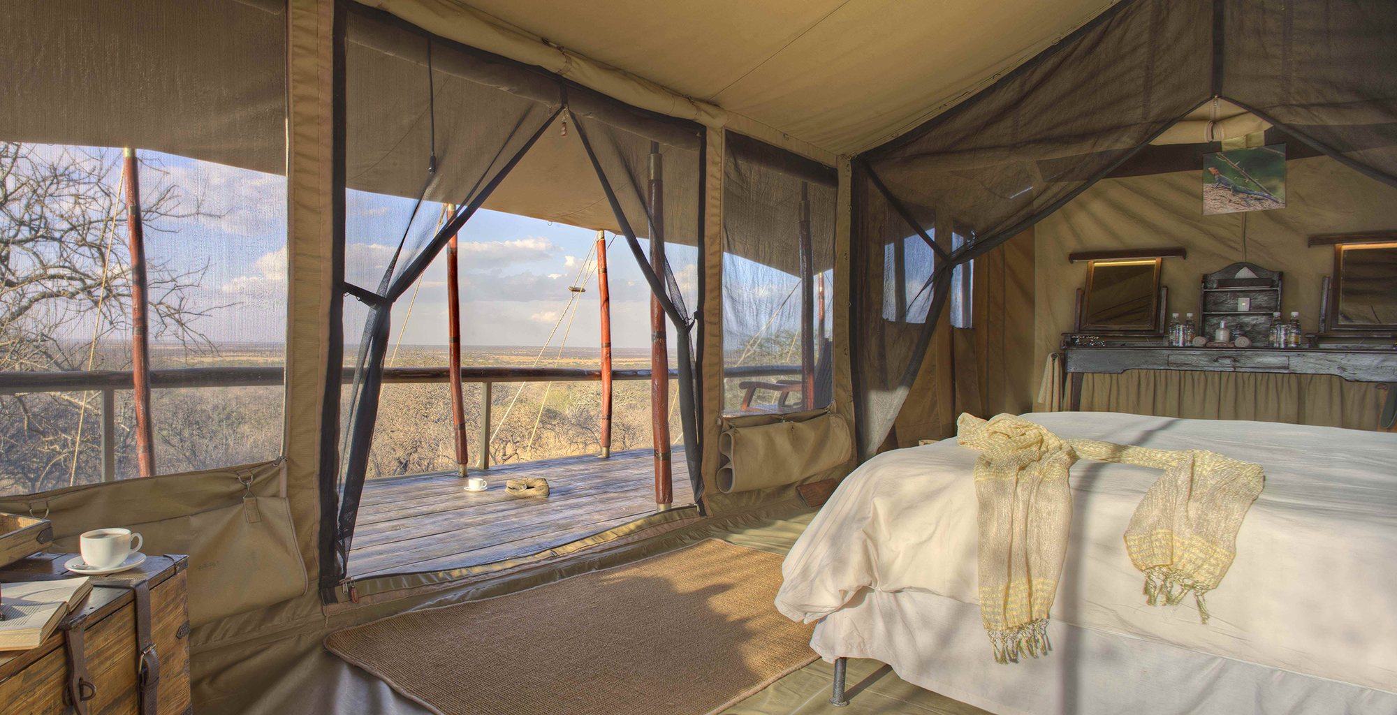 Tanzania-Subeti-Tented-Bedroom