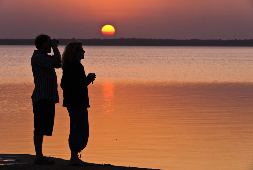 Sunset at Lake Sibaya