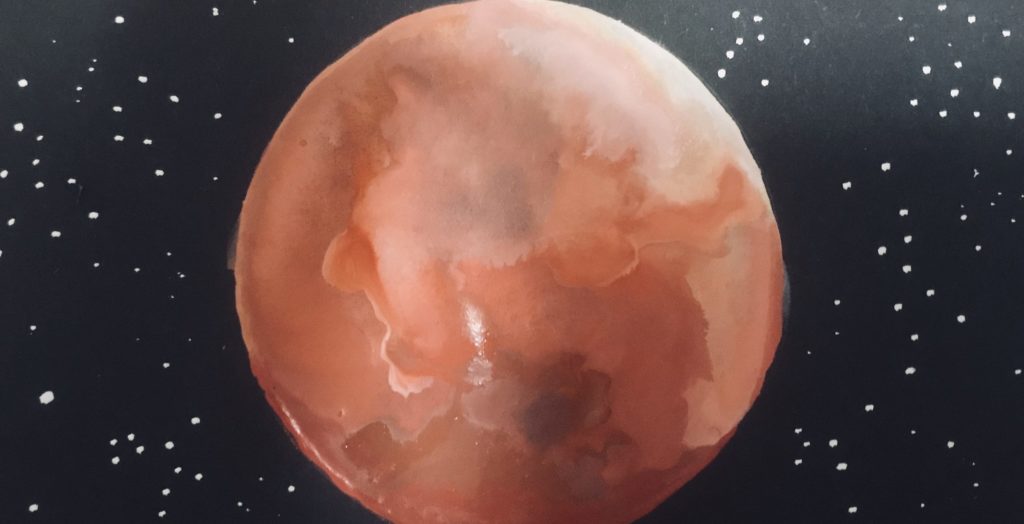 Blood Moon Sally Kirby Painting