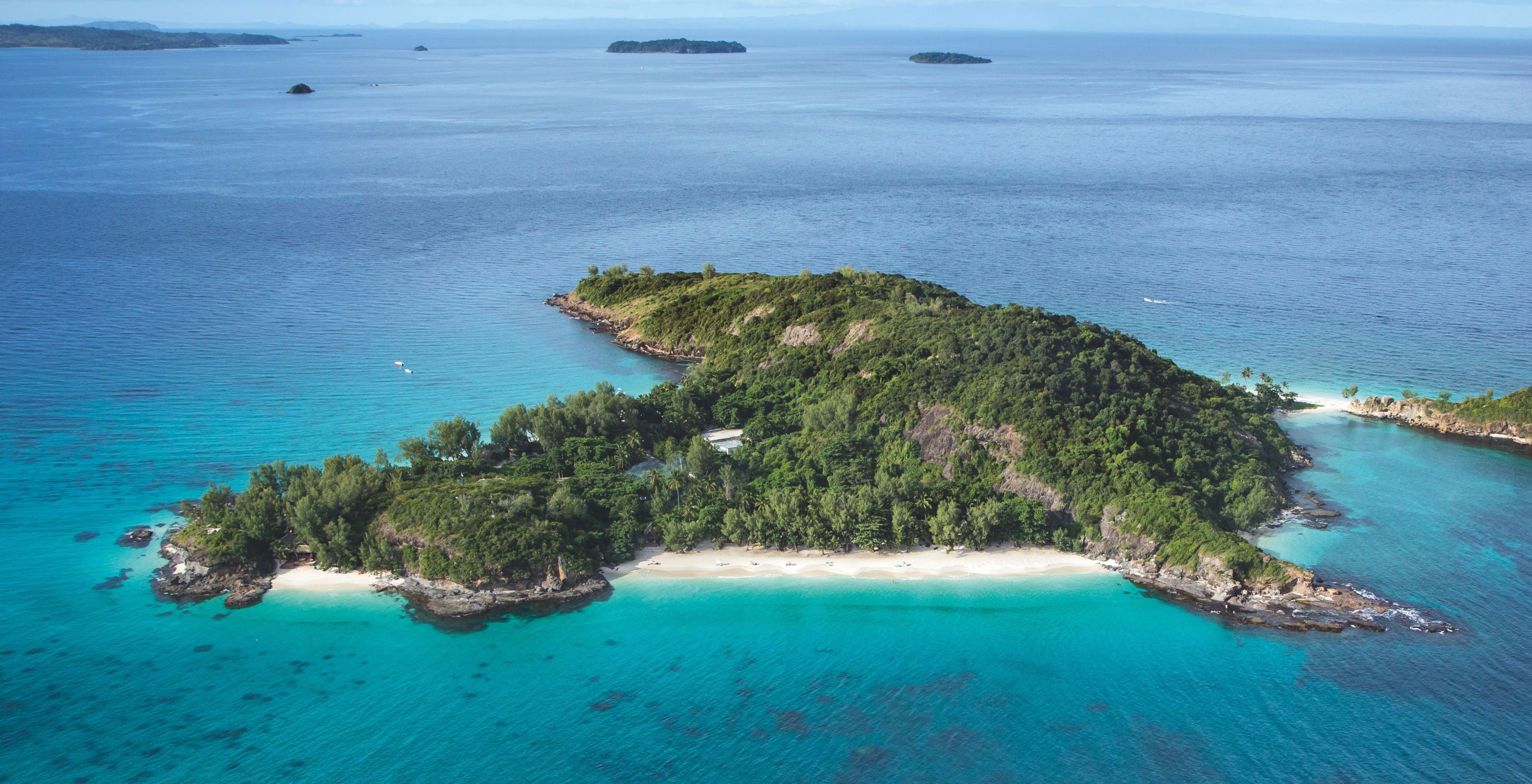 Tsarabanjina Island Madagascar Aerial Shot 2 