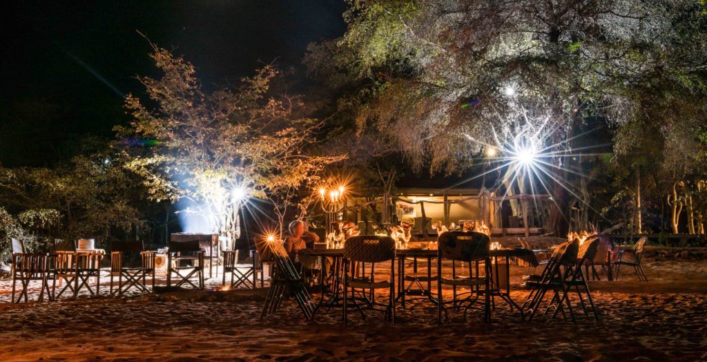 Zimbabwe-Changa-Safari-Camp-Exterior-Night