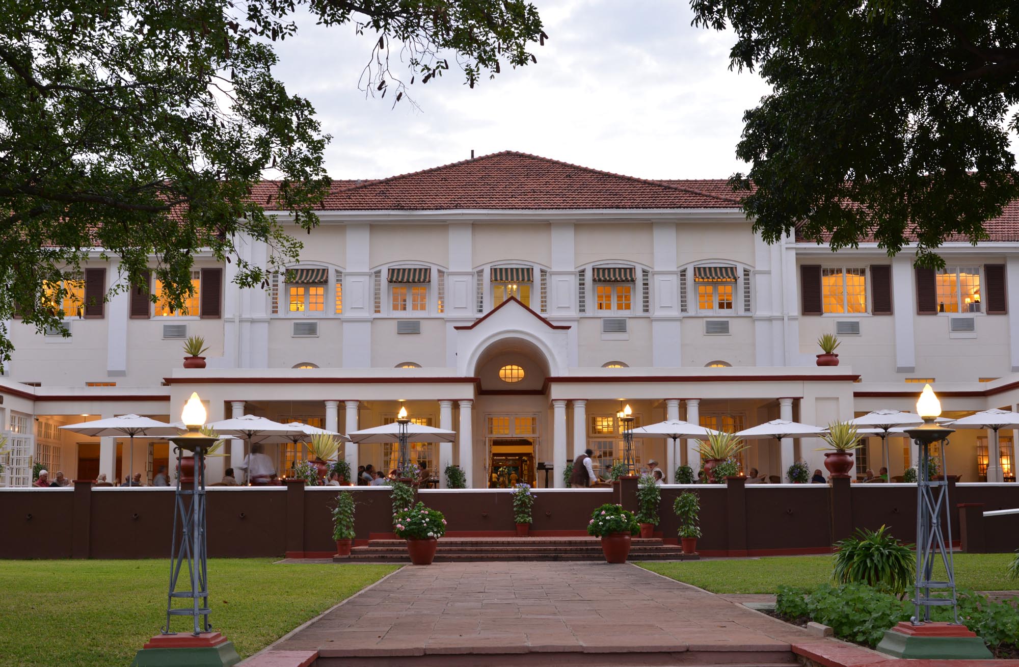 The Victoria Falls Hotel In The Victoria Falls Zimbabwe Journeys By   Stanleys Terrace1 