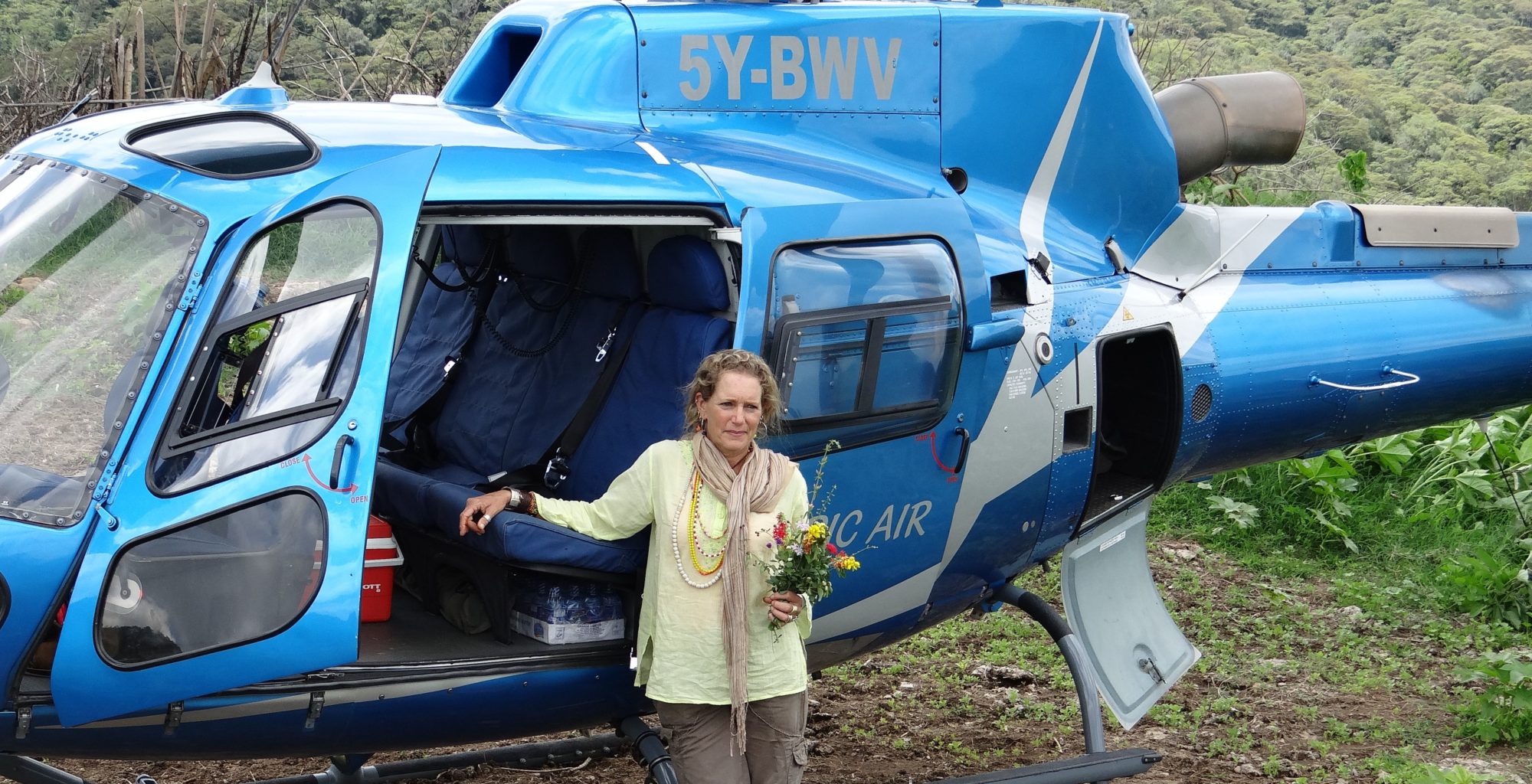 Helicopter Plant Safaris Anne Powys