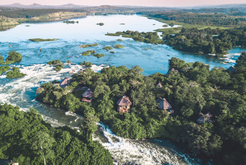 wild waters uganda aerial